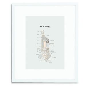 42 Pressed NYC Map (NWOT)